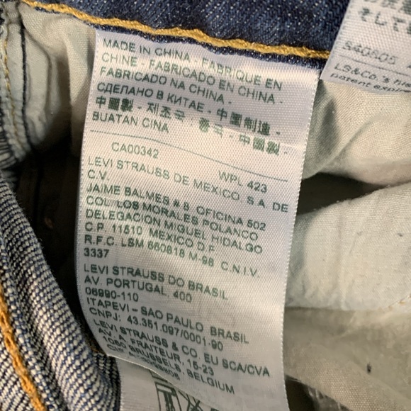 Levi's 515 Bootcut Studded Flap Pocket distressed Denim Jeans 12M 31 X 32 - Picture 14 of 15